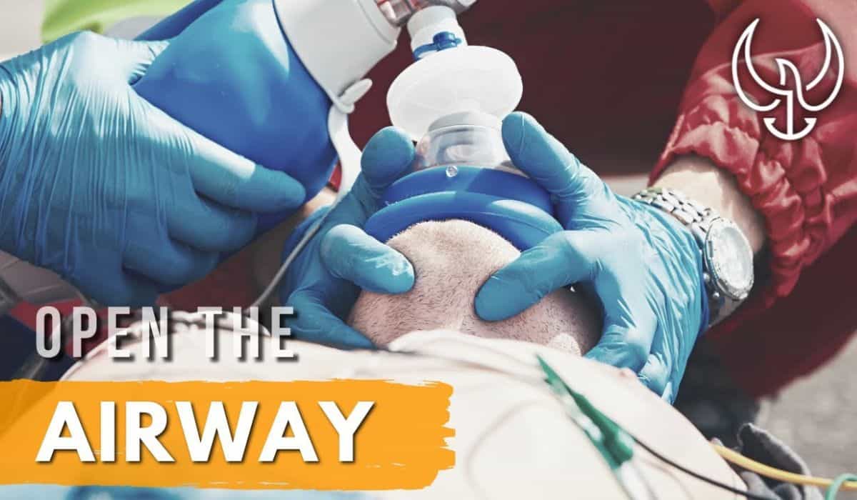 First aid using SMART Emergency Medicine to check the Airway